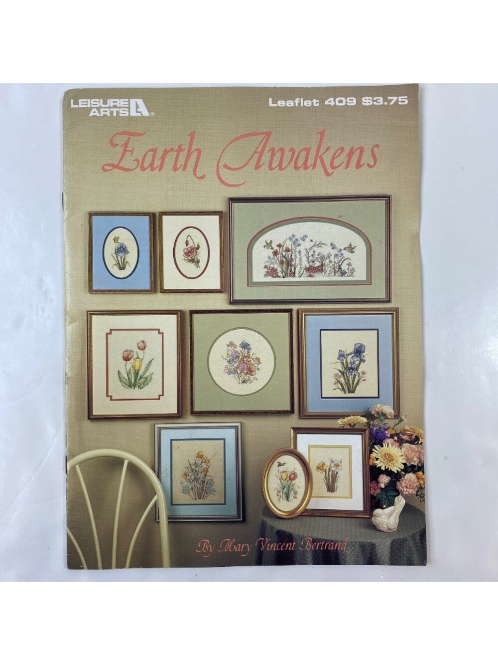Leisure Arts Earth Awakens Cross Stitch Pattern Instruction Booklet